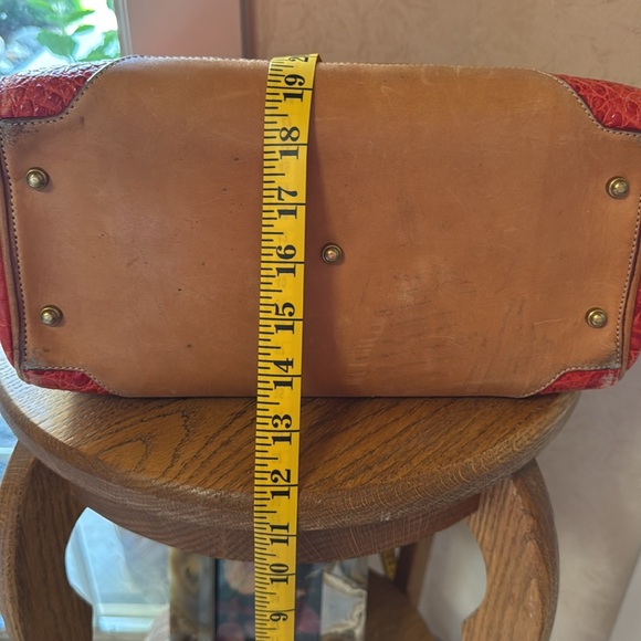 Brahmin Coral Croc-Embossed Tote - Picture 12 of 12